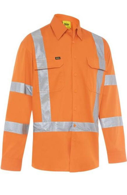 Bisley Hi-Vis Taped X Back BS6166XT