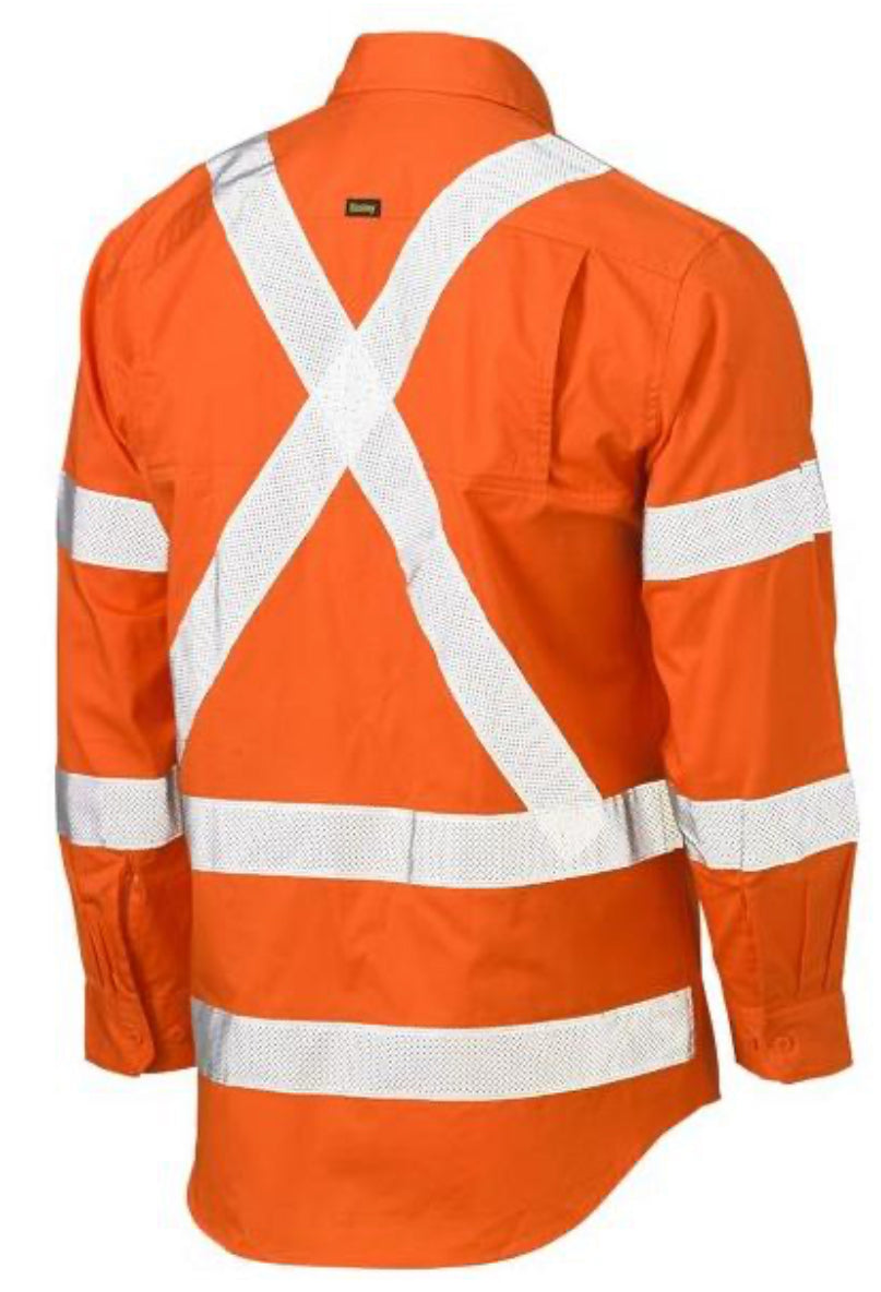 Bisley Hi-Vis Taped X Back BS6166XT
